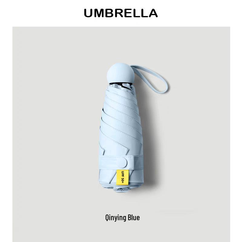50% скидка на женский портативный солнцезащитный зонт - Защита от УФ-лучей, Ручное складывание, Зонт от дождя и солнца
