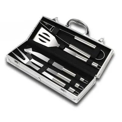 BBQ Tool Set, Portable Oxford Bag, Grilling Utensils, Stainless Steel Grill, Spatula Brush, Outdoor Barbecue Accessories