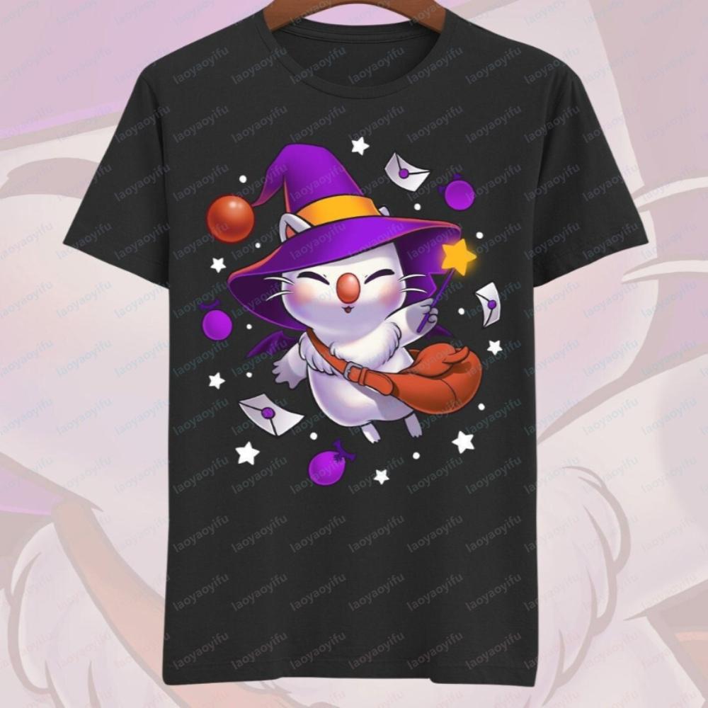 Witch Moogle Final Fantasy T-shirt Kupo Shirt Cute and Spooky Final Fantasy IX - FFXIV - FFVII