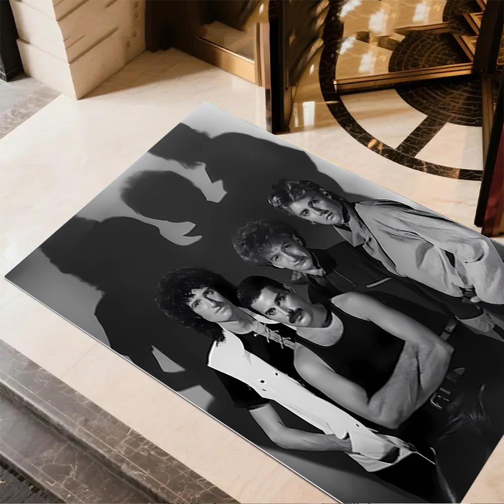 Rock Band Photo Shoot Carpet Design for Dining Room Dormitory Living Rooms Decorate room Antislip Carpet Office home decor