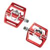 Racework Aluminum SPD Clipless To Flat Pedals Mountain Bike MTB Cycling Trail Riding