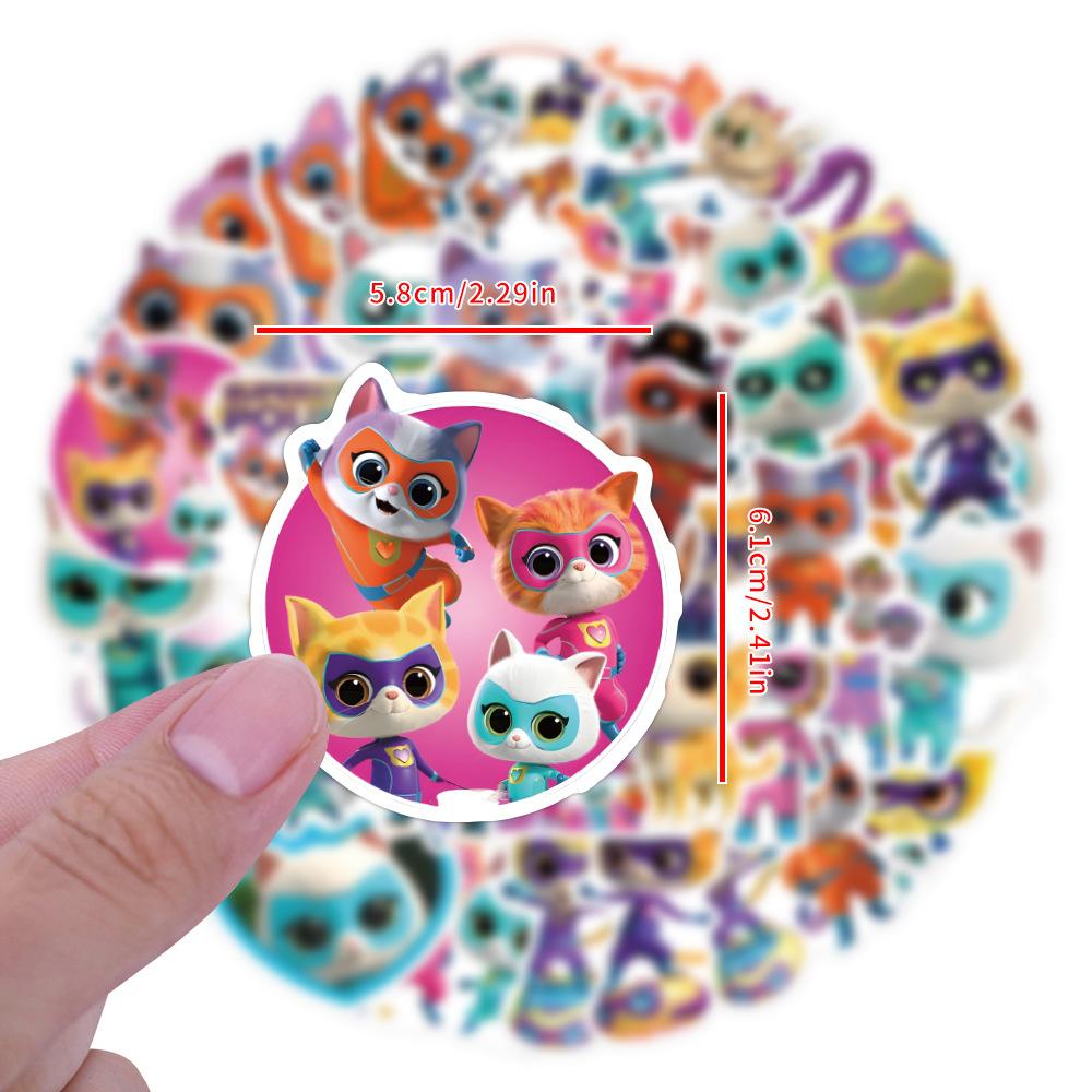 50/100 Новые наклейки-граффити Супер Котята Декоративный чемодан Мобильный телефон Наклейки-граффити