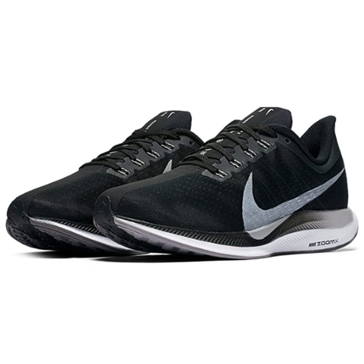Nike Pegasus 35 Fabric Cushioning Slip Resistant Cushioning Slip Resistant Low top Running Shoes Women's Black White AJ4115-001