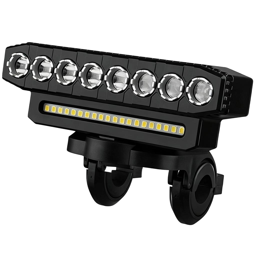Cycling Lights - -Dazzling 500 Led Bikee Lights, Front Rear Bikee Headlight | Bicyclee Light Set with Quick-Release, 6 Modes Powerful Bicy