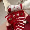 Cotton Cartoon Red Socks Soft Zodiac Year Socks Cute Year of The Horse Socks  Gift