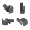 1/2/4Set Silicone Brush Nozzles Wiper Mounted Scrubbers Print Head Cleaner Printer Head Wiping For P2S 3D Printer
