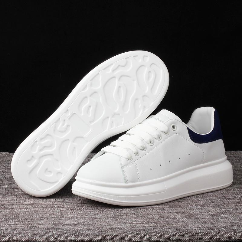 Мужские и женские маленькие белые туфли, женская повседневная обувь на толстой подошве для пар, женская обувь для скейтборда, легкая обувь из губки