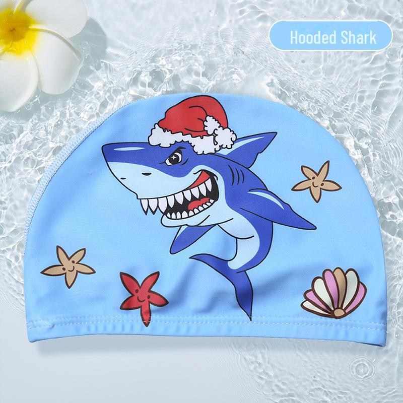 Детские шапочки для плавания с мультяшным принтом для мальчиков, девочек, младенцев и малышей