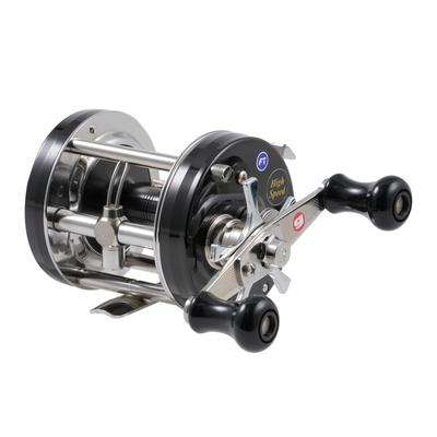 AbuGarcia Ambassador 6501C Factory Tune Black Left Hand Double Hand Bass Snakehead Catfish Top Water Round Reel