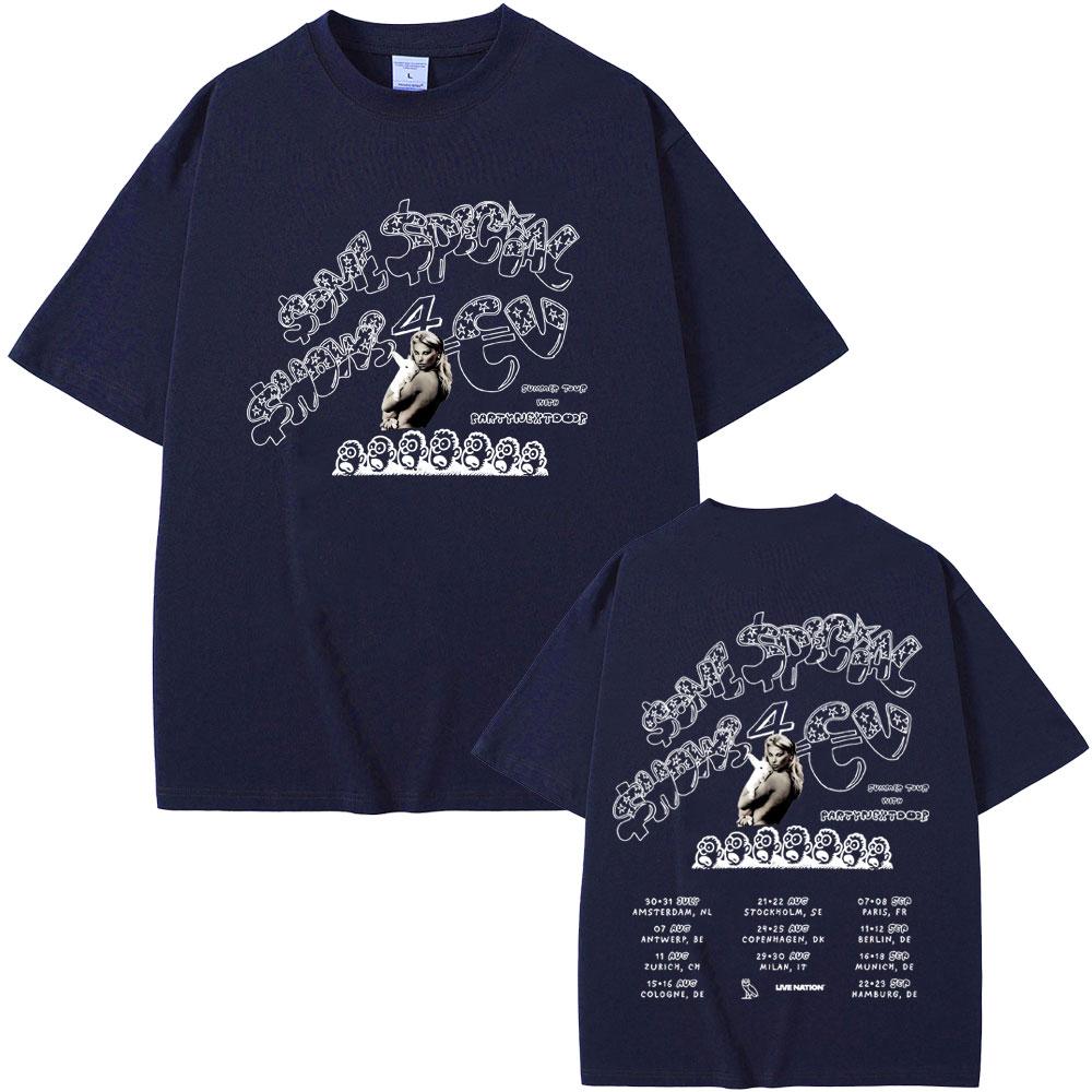 Rapper Drake Europe Tour with Partynextdoor Tshirt Some Sexy Songs 4 U Tshirt Unisex Hip Hop Pop Music T Shirt