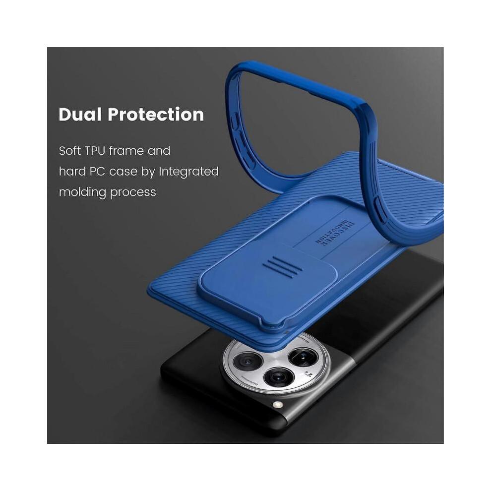 (For OnePlus 12, Black) For OnePlus 12 Case, CamShield Pro Case with Slide Camera Cover, Ultra Thin Slim Shockproof Cover For OnePlus 12 5G
