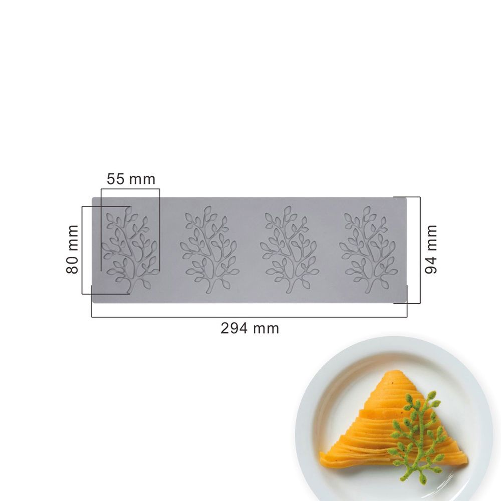 Шоколадный трафарет Инструмент для выпечки Форма для помадки Украшение торта Бордюр Силиконовая форма Кружевная форма для торта