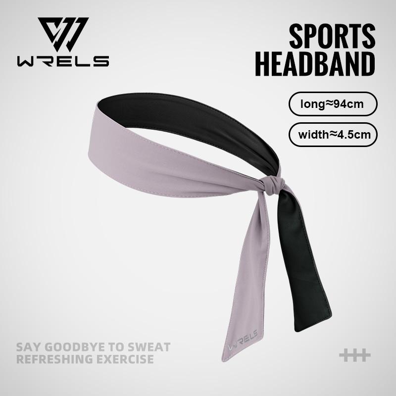 WRELS Sports Headbands Quick Dry Sweatbands Moisture Wicking Non-Slip Headband Adjustable Stretchy Head Tie Running Headbands
