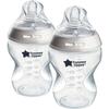 Biberons - TOMMEE TIPPEE - NATURAL START - 260 Ml - Anti-colique - Tétine Imitant La Forme Du Sein - Lot De 2