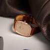 Daniel Wellington Style Series Watch Quartz Movement Leather Strap Beige Dial Men's Watch Simple Retro Waterproof DW00100813