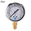 1/4 BSP Pressure Compound Vacuum Gauge Glycerine Filled Gauges 68mm Dial Vac To 10000 Psi Bottom Mount