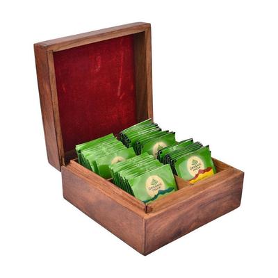 Подарочный чайный набор в деревянном футляре (60 пак), Deluxe Wooden Gift Box,