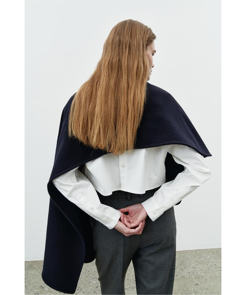 RECODE Belted Drape Shawl Ryaaw25543Bkx