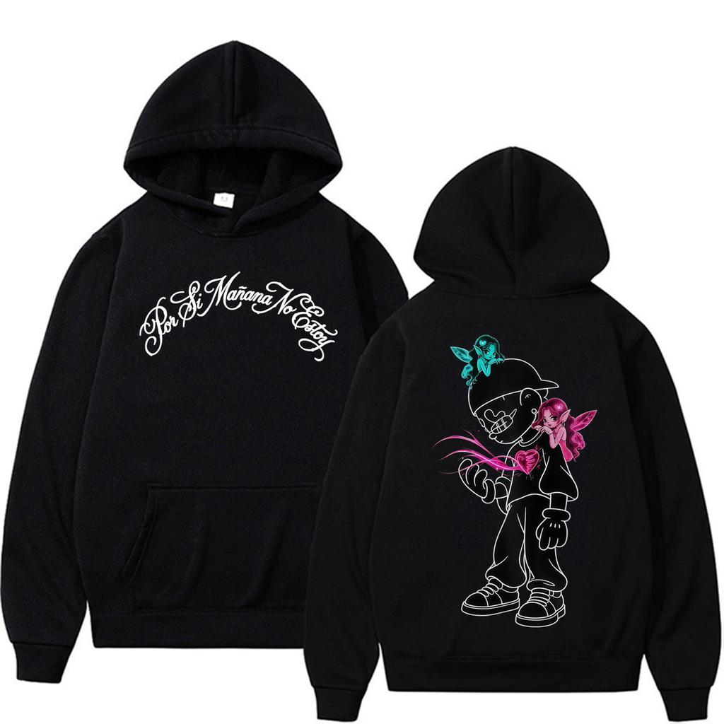 Rapper Omar Courtz Porsi Manana No Estoy Tour 2026 New Album Hoodies Men Women Fashion Aesthetic Sweatshirt Pullovers Streetwear