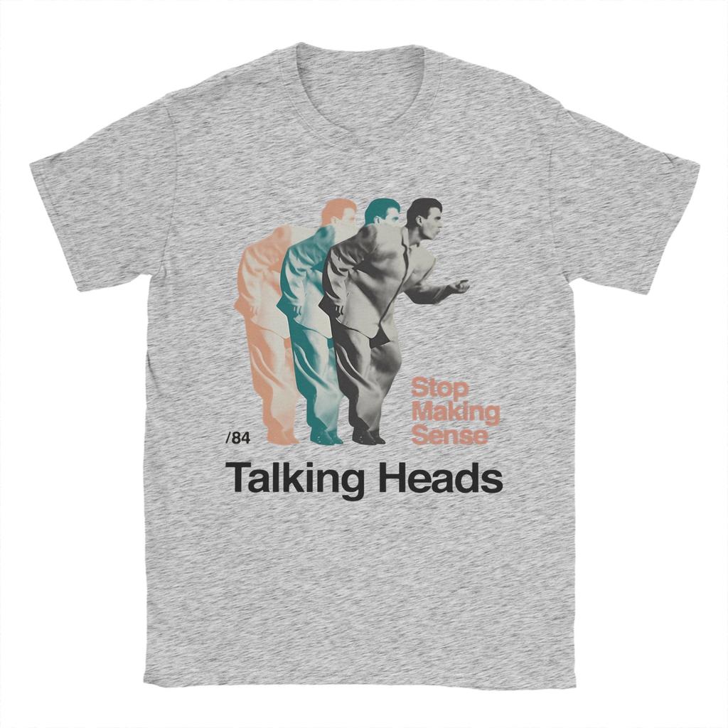 Unisexs TShirts Talking Heads Stop Making Senses Funny Cotton Tee Shirt Short Sleeve T Shirts O Neck Clothing New Arrival