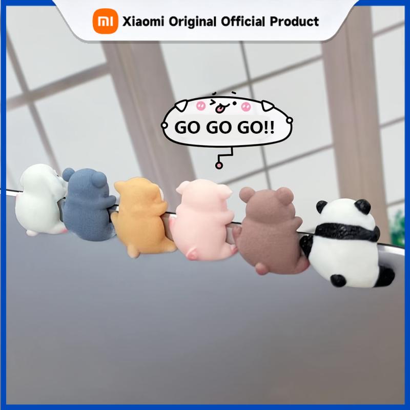 Xiaomi Cute Animal Ornaments Panda Rabbit Computer Monitor Ornaments Car Navigator Screen Ornaments Decoration