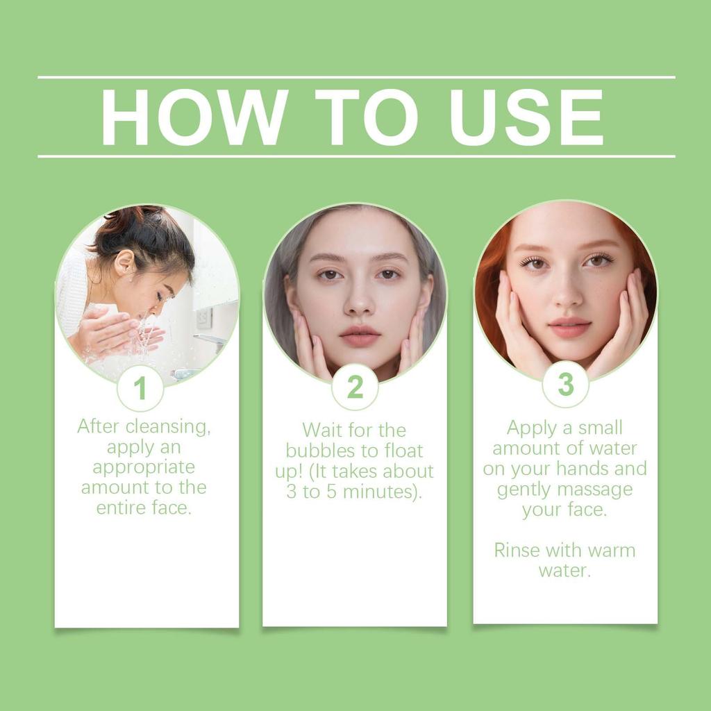 Святая Пенная Маска Очищающая Маска Глубокий Пилинг И Удаление Черных Точек Святая Листовая Маска