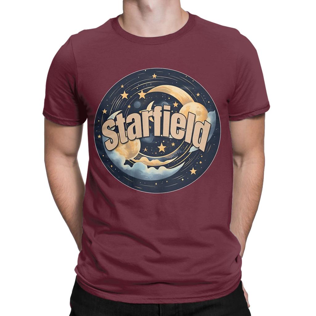 Starfield Novelty 100 Cotton Tshirt Sstarfield Tops Tees For Unisex