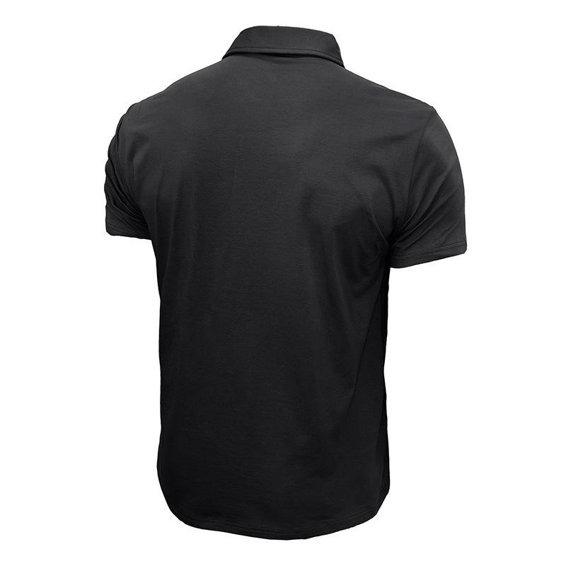 Men's Short Sleeve Polo Shirts Casual Slim Fit 3-Button Polos Tee Tops Collared T-Shirt for Men Summer Lightweight Athletic Business Work Golf Shirts