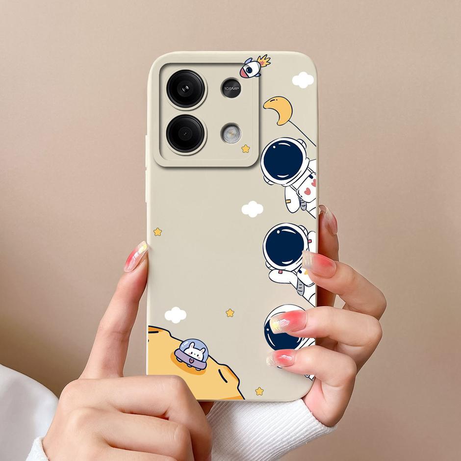 Чехол для Xiaomi Redmi Note 13 Pro Plus 5G Милые Девочки Мультяшный Матовый Силиконовый Чехол Для Redmi Note13 Pro+ 5G Новый Дизайн Funda