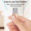 Умное устройство чтения карт USB Type-C 2-в-1 Высокоскоростное компактное портативное устройство, драйвер не требуется, универсальное устройство чтения карт OTG TF