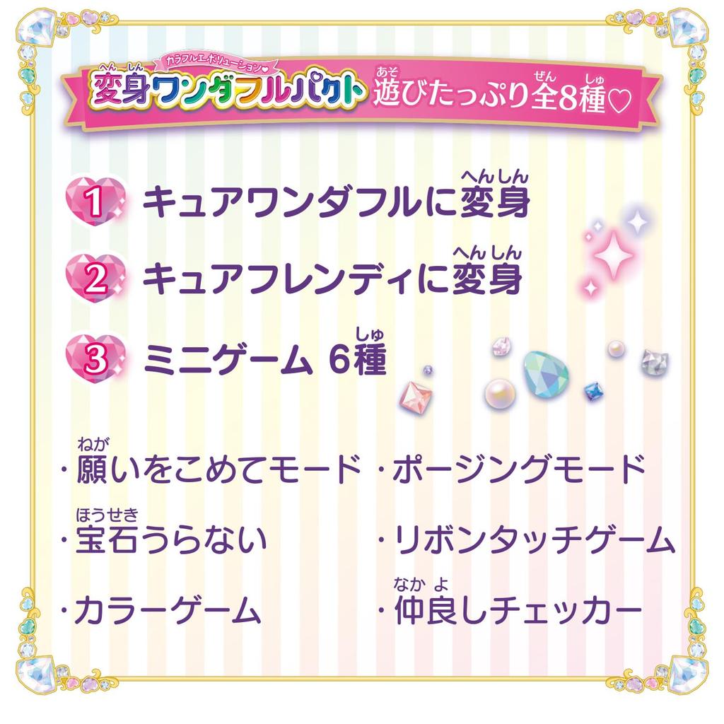 Специальный набор для трансформации Wandaful Narikiri. Целевой возраст: от 3 лет и старше [BANDAI] PreCure!