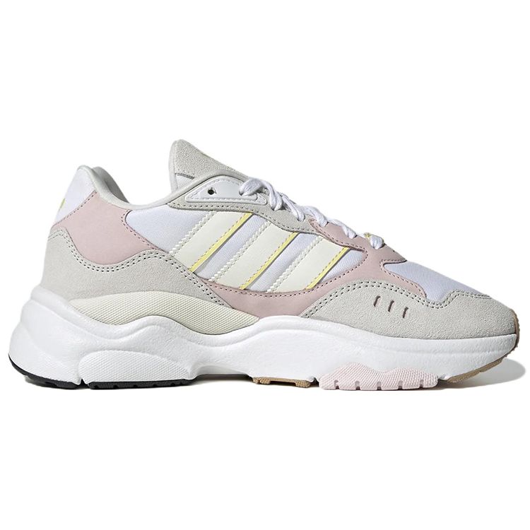 Adidas Retropy F90 Белые Почти Розовые Женские Кроссовки Cloud-White Off-White HP8045