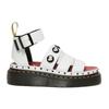 Dr. Martens Vegan Clarissa II Quad Betty Boop Leather Breathable Fashion Sandals Unisex Sandals White 27937113