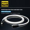 75Ohms Digital Coaxial Cable OCC Silver Plated Conductor Dual Shielding SPDIF Cable For TV HiFi Audio DAC