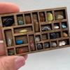 Variety Grids Mini Jewelry Holder Brown Dollhouse Shelf NEW Miniature Trinket Shelf  Ornaments