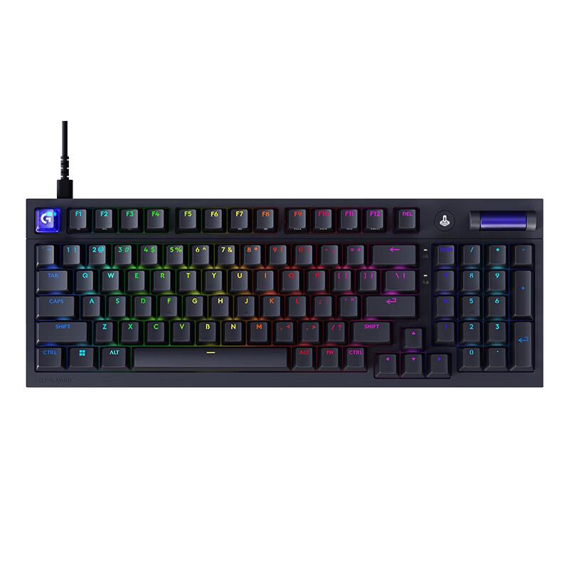 Logitech G316 X 98-клавишная горячезаменяемая RGB проводная механическая клавиатура