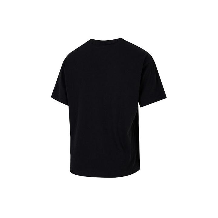 Adidas Футболка женская с коротким рукавом и круглым вырезом, с цветочным принтом и большим логотипом, черная, HN7754