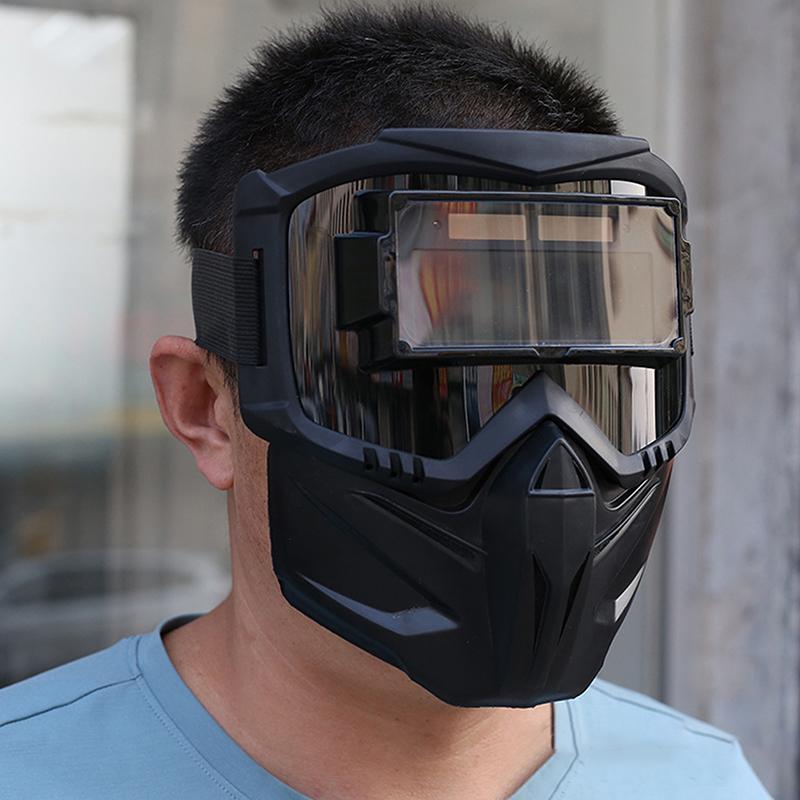 Auto Darkening Welding Glasses Work Protective Equipment Face Protector Adjustable Band Impact Resistant Welder Mask Face Shield