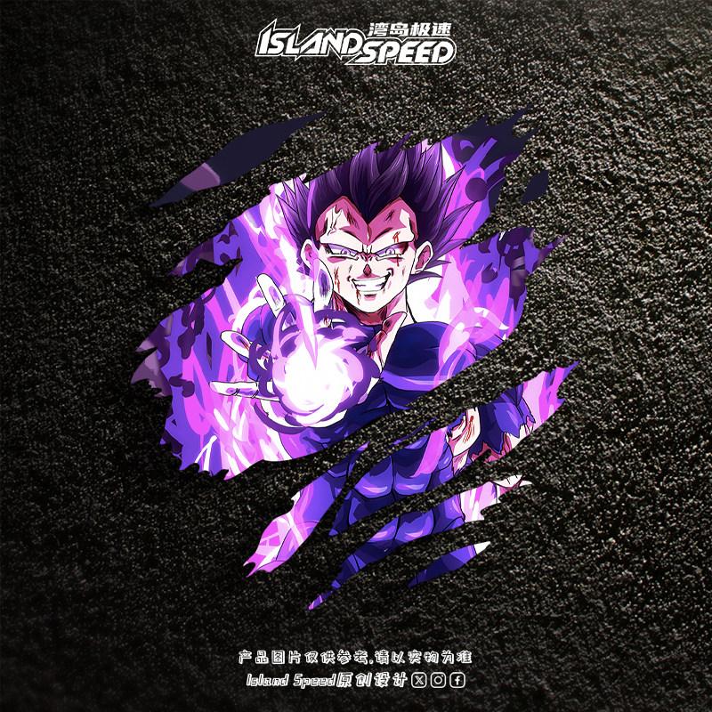Аниме Dragon Ball Наклейка на машину 'Слеза' Личность Креативная Высокая ценность Покрытие от царапин Декоративная наклейка