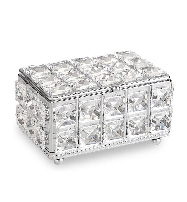 Новая хрустальная шкатулка для драгоценностей, флип-креативная шкатулка для драгоценностей, шкатулка для драгоценностей, высококачественная шкатулка для хранения