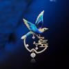 Swallow Return Brooch High-End Women'S Painted Enamel Bird Brooch Niche Design Sense Pin Temperament Suit Accessories