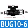 Pneumatic Hand Valve Set with Quick-Plug Connectors BUC 4/6/8/10mm