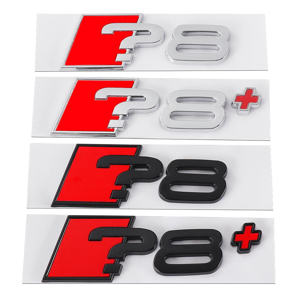 Car Body Rear Trunk Emblem Sticker Letters Auto Tail Badge Decals For Audi A3 A4 A5 A6 A7 A8 Q3 A4L A6L A8L B8 B9 8V QUATTRO RS3