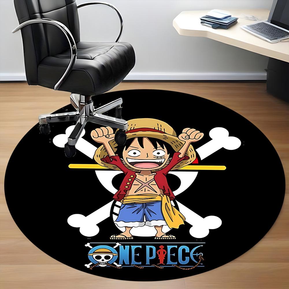 1 шт. Круглый ковер для офиса One Piece, под офисные стулья, спальню, гостиную, домашний декор a1022201