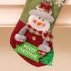 Yousheng Christmas Stocking Gift Bag Alphabet Sign Festive Cartoon Design Stocking Gift Pouch for Fireplace Decoration