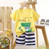 Children's Casual Short-sleeved Summer Cotton T-shirt Set for Boys and Girls