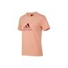 Футболка Shiny Bos Gradient Logo Print Sport с круглым вырезом и коротким рукавом, женские топы, абрикосовый цвет H09749