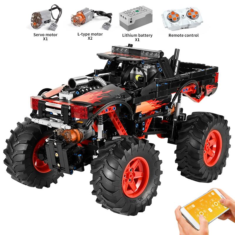 MOULD KING Technical RC Car Toys For Boys Building Blocks Remote Control Off-Road Car Terrain Climbing Buggy Truck Gifts