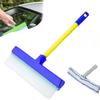 Aqua Swipe Recyclable Silicone Window Squeegee Kit Microfiber Scrubber Multi-Purpose Cleaner Tool for Mirrors Cars Glass Panels