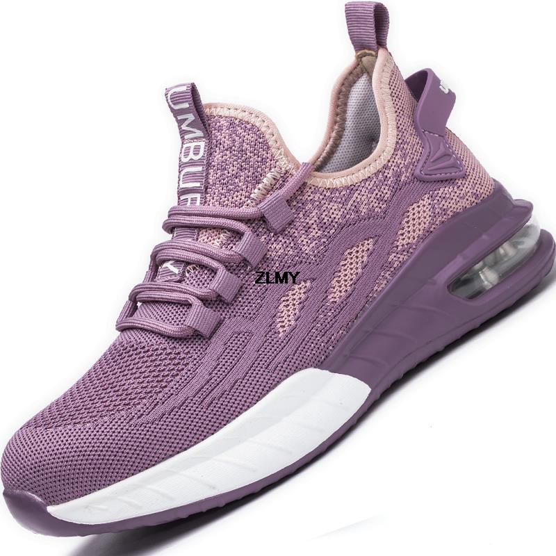 Женская защитная обувь Новые кроссовки со стальным носком Женские дышащие рабочие защитные ботинки Женские рабочие ботинки с защитой от проколов Легкая промышленная обувь